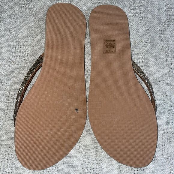 Laidback London Women’s Casual Thongs Size 42 U.S. 11 M Brown Leather Beach - Picture 6 of 12